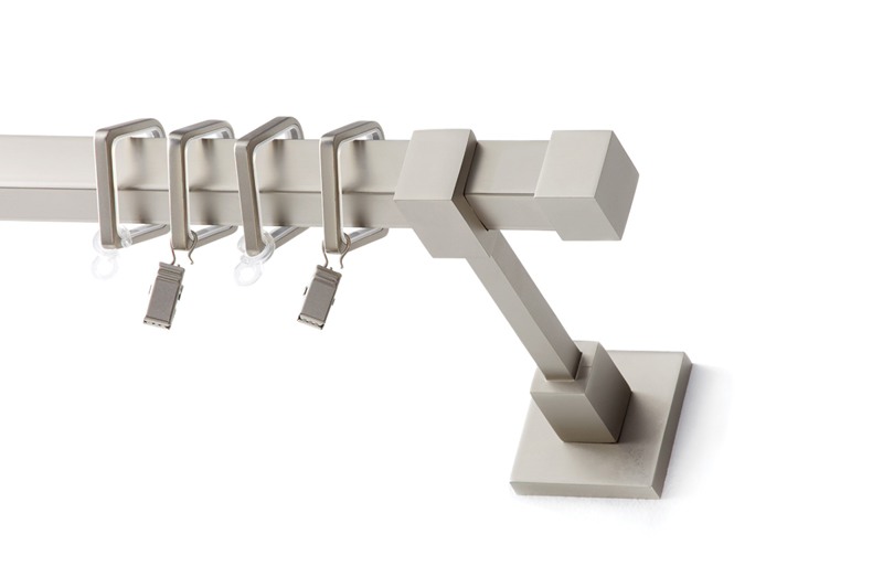 Anartisi Κουρτινόξυλο Inox 20x20mm COPPER T20 Νίκελ Ματ